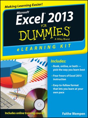 cover image of Excel 2013 eLearning Kit For Dummies